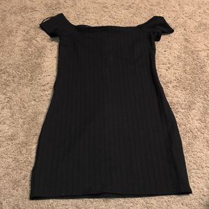 Off the shoulder fitted dress